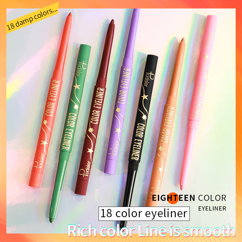 Waterproof Color Matte Gel Eyeliner Pencil Private Label Custom Logo OEM